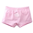 thumbnail image 1 of Xfvqtps Kids Toddler Little Girls Pink Underwear Boxer Briefs Cotton Soft Cute Cloud Print Bow Panties for Girls 3-10 Years Pink-03, 1 of 6