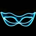 thumbnail image 1 of Xfvqtps LED Mardi Gras Mask for Women Flash Light up Masquerade Masks Half Face Carnival Mask for Makeup Performance Ball Party(Battery Not Included) White, 1 of 5