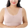 thumbnail image 1 of Xfvqtps Large Size Sports Bra for Women Standard Strap Padded Mesh Breathable Yoga Athletic Exercise Bras High Impact Sports Bra for Large Breasts Pink, 1 of 6