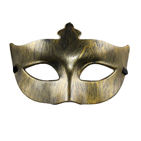 Xfvqtps Masquerade Mask for Men Half Face Retro Rome Mask Ball Mask Celebrations Party Accessory Gold