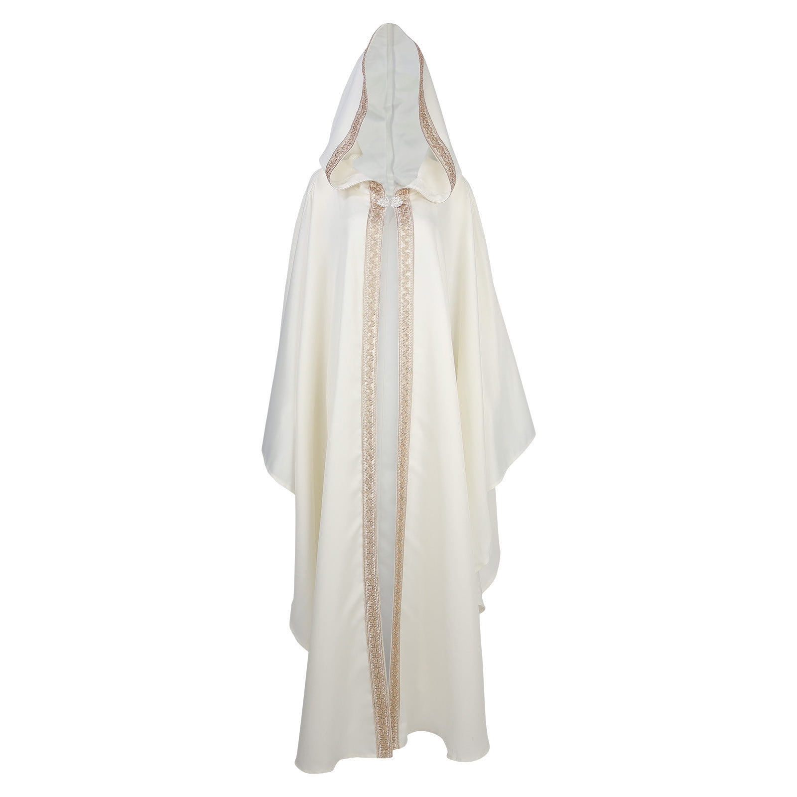 Xfvqtps Men Long Patchwork Hooded Rhinestone Decoration Pattern ...