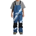 thumbnail image 1 of Xfvqtps Men Snow Pants Ski Bibs Snowboarding Multiple Pockets Adjustable Straps Thermal Warm Waterproof Winter Overalls Multicolor, 1 of 9