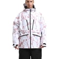 thumbnail image 1 of Xfvqtps Men Snowboard Jacket Ski Coat Zipper Multiple Pockets Waterproof Snow Jackets Winter Hooded Mountain Coat Multicolor, 1 of 9