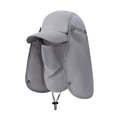 thumbnail image 1 of Xfvqtps Men Sun Hat with Neck Flap Adjustable Drawstring Detachable Breathable Summer Beach Baseball Hat for Fishing Climbing, 1 of 8
