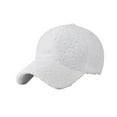 thumbnail image 1 of Xfvqtps Men and Women Lamb Wool Plush Baseball Cap Solid Color Simplicity Fashion Thickened Windproof Coldproof Warm Winter Hat White, 1 of 6
