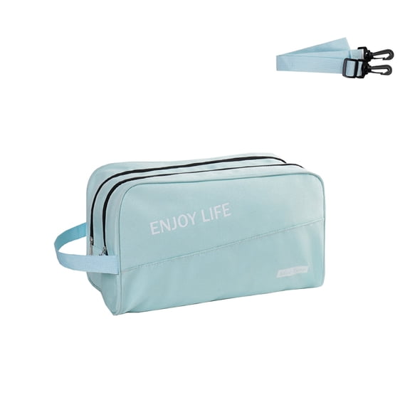 Xfvqtps Men and Women Sports Gym Bag Large Capacity Hand Luggage Training Suitable for Outdoor Lightweight Watertight Medium Travel Bag Blue