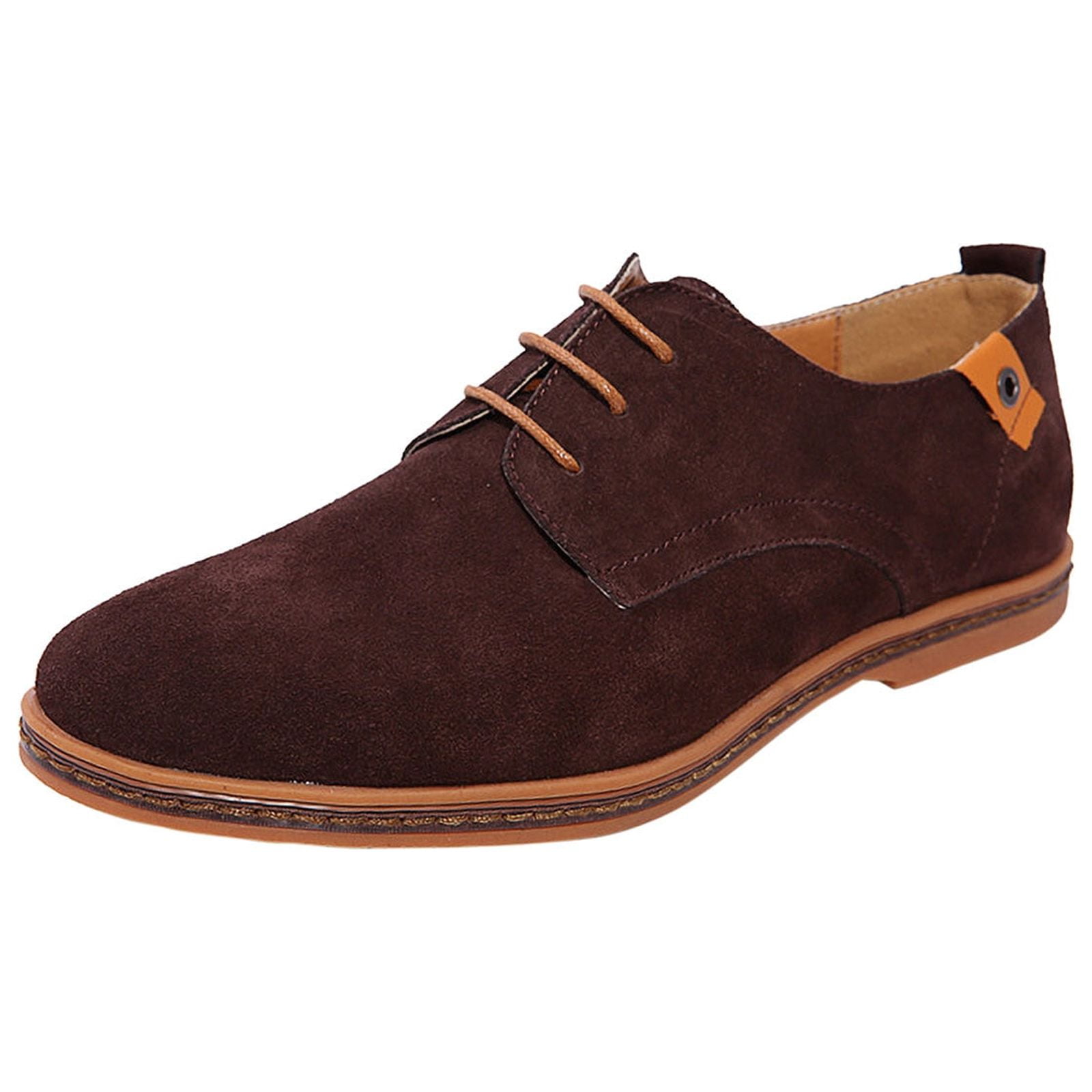 Xfvqtps Mens Casual Shoes British Style Suede Surface Lace up Fashion Classic Comfortable Soft Sole Business Casual Matte Leather Single Shoes Brown - Walmart.com Xfvqtps Mens Casual Shoes British Style Suede Surface Lace up Fashion Classic Comfortable Soft Sole Business Casual Matte Leather Single Shoes Brown - Walmart.com