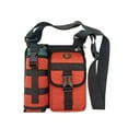 thumbnail image 1 of Xfvqtps Mens Crossbody Bag Bring A Water Bottle Holder Plastic Buckle Adjustable Shoulder Strap Multi-Purpose Multi Compartment Fashion Lightweight Oxford Cloth Bag Orange, 1 of 1