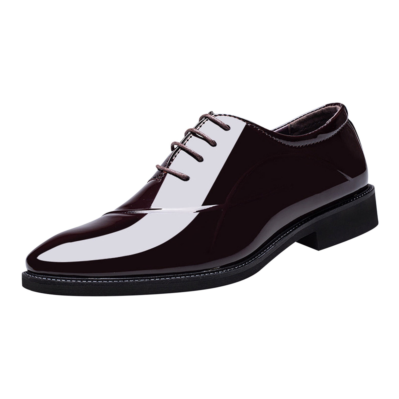Mens Minimalist Pointed Toe Retro Formal Dress Shoes main image 1