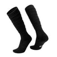 thumbnail image 1 of Xfvqtps Mens Extra Long Stacked Socks Football Socks Thickened and Comfortable Any Loop High Barrel Socks Black, 1 of 4
