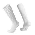thumbnail image 1 of Xfvqtps Mens Extra Long Stacked Socks Football Socks Thickened and Comfortable Any Loop High Barrel Socks White, 1 of 4