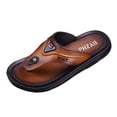 thumbnail image 1 of Xfvqtps Mens Flip Flops Sandals Thick Soft Sole Non Slip Spring Summer Outdoor Beach Walking Comfortable Thong Sandals, 1 of 9