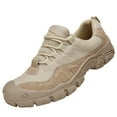 thumbnail image 1 of Xfvqtps Mens Hiking Shoes Casual Low Top Comfortable Breathable Non Slip Outdoor Trailing Trekking Walking Climbing Shoes Hiking Mesh Shoes Khaki, 1 of 1