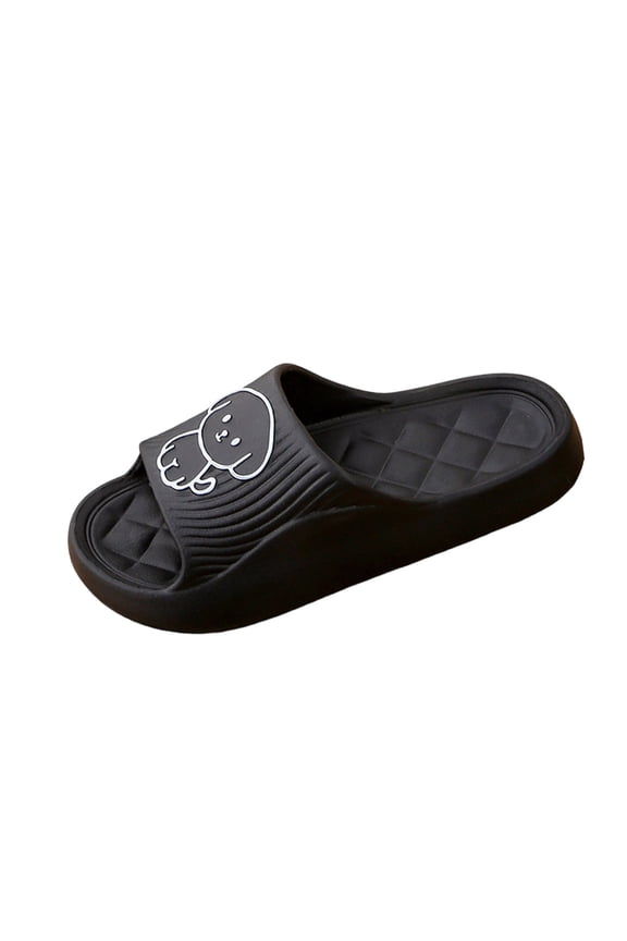 Mens Print Slides Slippers House Slippers Indoor Outdoor Casual Comfortable Soft Sole Non-Slip Sandals