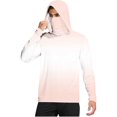 thumbnail image 1 of Xfvqtps Mens Pullover Tops with Face Neck Mask Hoodie Long Sleeves Cooling Sun Protection Gradient Breathable Lightweight Summer Shirts Beige, 1 of 7