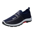 thumbnail image 1 of Xfvqtps Mens Sneakers Slip On Breathable Non Slip Casual Soft Sole Outdoor Cotton Walking Shoes New Cloth Shoes Fashion Single Shoes Blue, 1 of 9