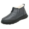 thumbnail image 1 of Xfvqtps Mens Waterproof Boots Velvet Upper Winter Shoes Soft Sole Warm Snow Boots Comfortable Outdoor Footwear Slip on Design Gray, 1 of 9