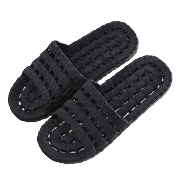 Xfvqtps Mens and Womens Shower Shoes Quick Drying Hollow out Lightweight Non Slip Breathable EVA Slide Shower Slippers House Slipper for Bathroom Indoor Outdoor Black