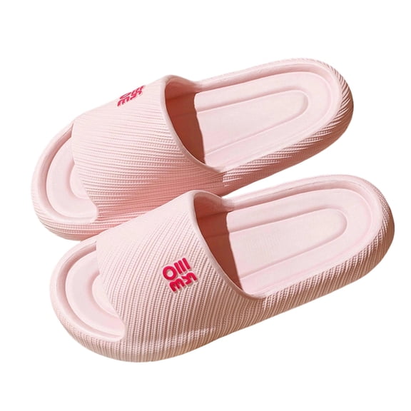 Xfvqtps Mens and Womens Shower Shoes Quick Drying Lightweight Non Slip Soft Sole Breathable EVA Slide Shower Slippers House Slipper for Bathroom Indoor Outdoor Pink