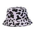 thumbnail image 1 of Xfvqtps Mens and Womens Bucket Hat Cow Pattern Packable Double Side Wear Wide Brim Sunshade Outdoor Summer Fall Fishing Hat Pink, 1 of 3
