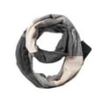 thumbnail image 1 of Xfvqtps Mens and Womens Couple Infinity Scarf with Hidden Zipper Pocket Knitting Multicolor Plaid Thickened Warm Comfortable Soft Neck Scarf Gray, 1 of 3