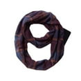 thumbnail image 1 of Xfvqtps Mens and Womens Couple Infinity Scarf with Hidden Zipper Pocket Knitting Multicolor Plaid Thickened Warm Comfortable Soft Neck Scarf Purple, 1 of 3