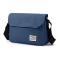 thumbnail image 1 of Xfvqtps Mens and Womens Crossbody Bag Large Capacity Adjustable Shoulder Strap Lightweight Oxford Cloth Inclined Shoulder Bag Blue, 1 of 2