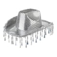 thumbnail image 1 of Xfvqtps Mens and Womens Glitter Cowboy Hat Sequin Tassel Wide Brim Western Cowboy Style Performance Hat, 1 of 2