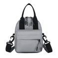thumbnail image 1 of Xfvqtps Mens and Womens Handbag Small Capacity Adjustable Shoulder Strap Fashion Lightweight Handheld Mini Inclined Shoulder Bag Gray, 1 of 1
