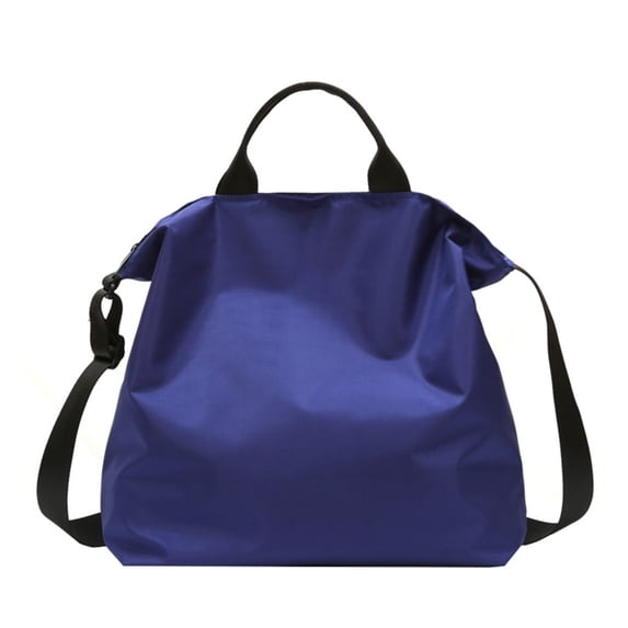 Xfvqtps Mens and Womens Travel Bag Large Capacity Multipurpose Fashion Lightweight Nylon Handbag Blue