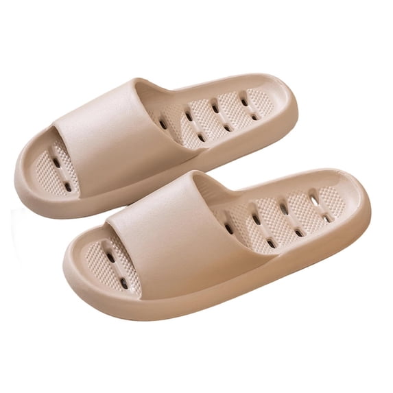 Xfvqtps Shower Shoes for Women and Men with Drain Holes Massage Slide Sandals Non-Slip Sole Breathable Outdoor Summer Slides Sandals