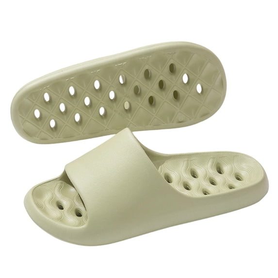 Xfvqtps Shower Shoes for Women and Men with Drain Holes Slide Sandals Non-Slip Sole Breathable Outdoor Summer Slides Sandals