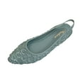 thumbnail image 1 of Xfvqtps Slingback for Women Wedge Plastic Flower Pointy Toe Slip on Beach Summer Hardwearing Sandals Green, 1 of 5