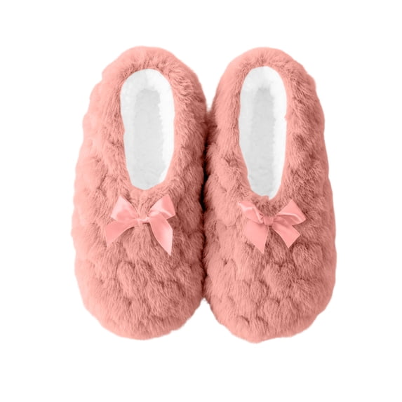 Xfvqtps Slipper Socks for Women Fuzzy Socks with Grip Non Slip Warm Winter Floor Socks