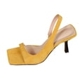 thumbnail image 1 of Xfvqtps Strappy Heeled Sandals for Women Open Square Toe Kitten Heel Slingback Dressy Casual Slip on Summer Pumps Shoes, 1 of 9
