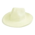 thumbnail image 1 of Xfvqtps Straw Hat for Mens and Womens Sun Protection Shade Large Brim Solid Color Lightweight Breathable Outdoor Beach Summer Sun Hat Beige, 1 of 5