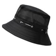 thumbnail image 1 of Xfvqtps Sun Hats for Men Adjustable Drawstring Mesh Breathable Bucket Hat Foldable Packable Sun Protection Summer Fishing Hat, 1 of 5
