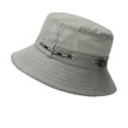 thumbnail image 1 of Xfvqtps Sun Hats for Men Adjustable Drawstring Mesh Breathable Bucket Hat Foldable Packable Sun Protection Summer Fishing Hat, 1 of 5