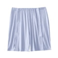 thumbnail image 1 of Xfvqtps Tear Away Pants for Women Easy Open Side Wide Leg Post Surgery Shorts Soft Adaptive Breakaway Shorts Pants Blue, 1 of 5