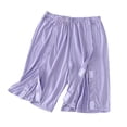 thumbnail image 1 of Xfvqtps Tear Away Pants for Women Easy Open Side Wide Leg Post Surgery Shorts Soft Adaptive Breakaway Shorts Pants Purple, 1 of 6