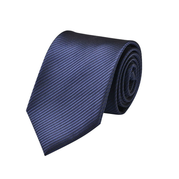 Xfvqtps Tie for Men Classic Neckties Soild Color 3.15" for Formal Dress Business Navy-13