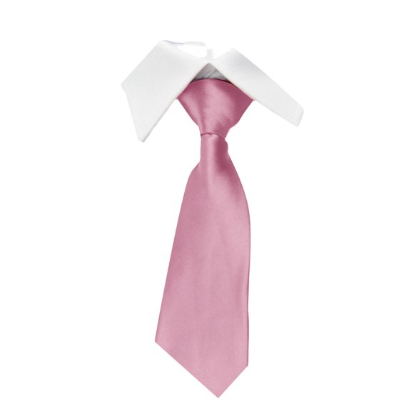 Xfvqtps Tie for Men Solid Color Classic Neckties 3.15" for Formal Dress Business Wedding Party Pink