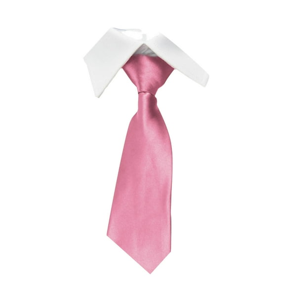 Xfvqtps Tie for Men Solid Color Classic Neckties 3.15" for Formal Dress Business Wedding Party Pink
