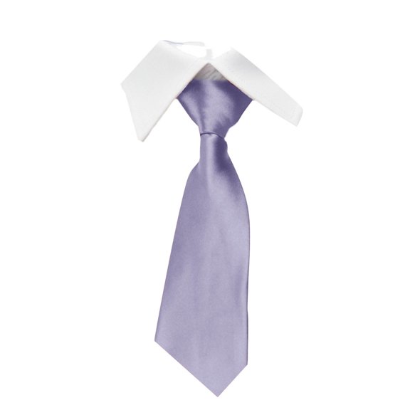 Xfvqtps Tie for Men Solid Color Classic Neckties 3.15" for Formal Dress Business Wedding Party Purple