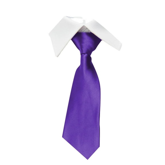 Xfvqtps Tie for Men Solid Color Classic Neckties 3.15" for Formal Dress Business Wedding Party Purple