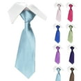 thumbnail image 1 of Xfvqtps Tie for Men Solid Color Classic Neckties 3.15" for Formal Dress Business Wedding Party Sky Blue, 1 of 4
