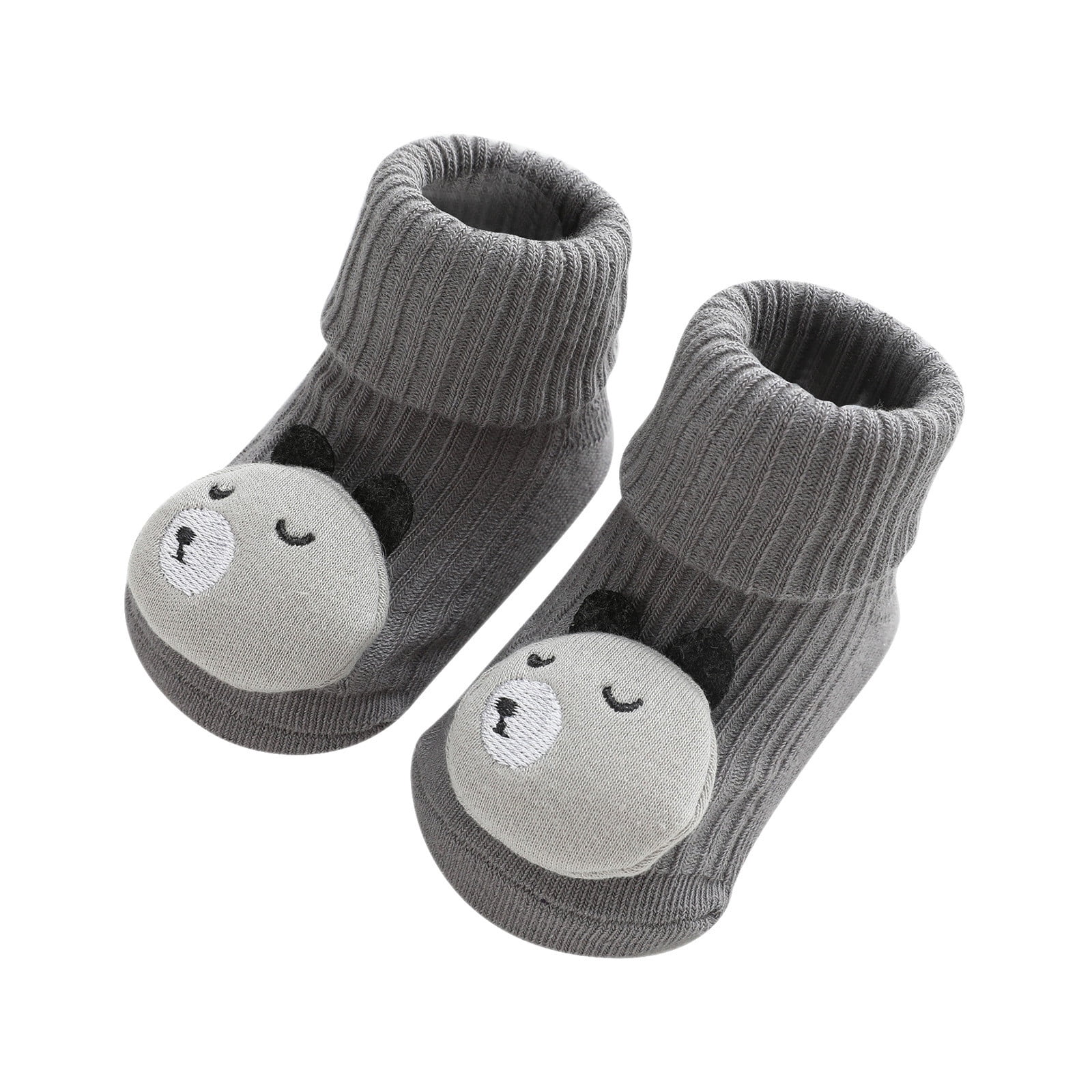 Lesson Prep Cartoon Xfvqtps Toddler Boys Girls Floor Socks with Grippy Cute Cartoon Animal ...