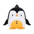 thumbnail image 1 of Xfvqtps Backpack Cute Animals Mini Lightweight Portable Cloth Bag Black-Penguin, 1 of 4