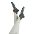 thumbnail image 1 of Xfvqtps Toes Socks for Womens Yoga Socks with Grips Short Pilates Yoga Ballet Barefoot Workout Five Toes Solid Color Athletic Breathable Comfortable Soft Grippy Socks Gray, 1 of 5