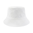 thumbnail image 1 of Xfvqtps Unisex Fisherman Hat Sun Hat Sun Protection Solid Color Simplicity Outdoor Travel Sunshade Fashion Versatile Breathable Beach Summer Bucket Hat White, 1 of 4